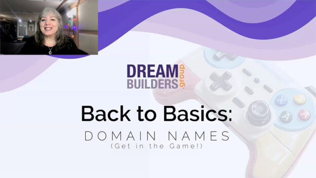 Back to Basics: Domain Names cover slide
